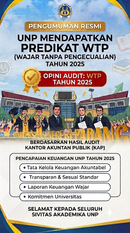 UNP Kembali Memperoleh Opini WTP